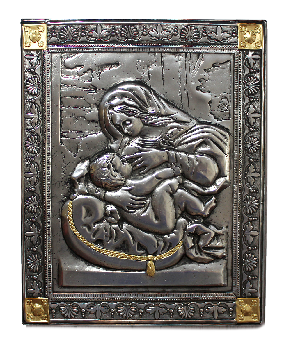 Ikona Matka Boska Karmiąca 24,5x31