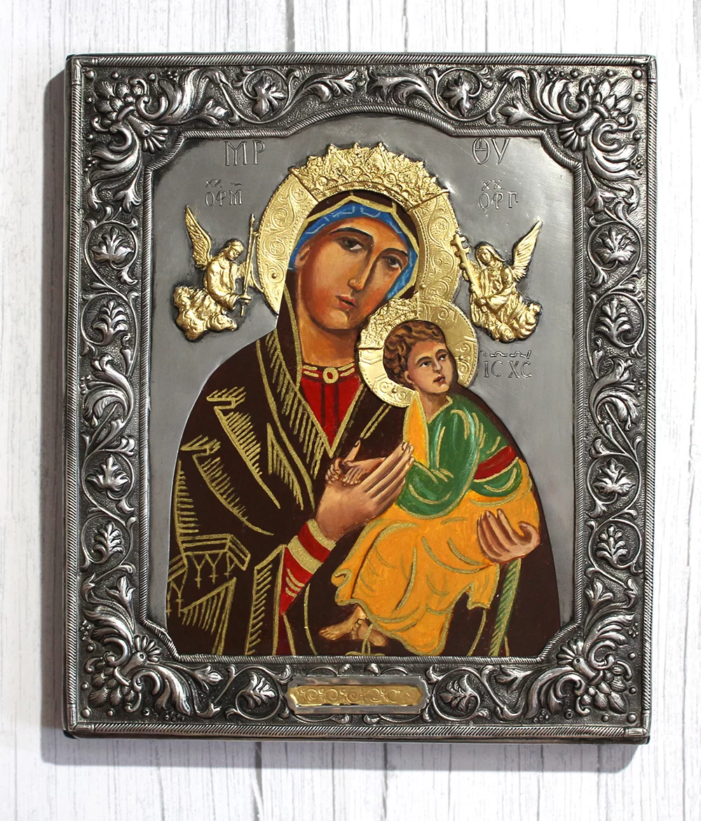 Ikona malowana Matka Boska Nieustającej Pomocy 26,5x31 