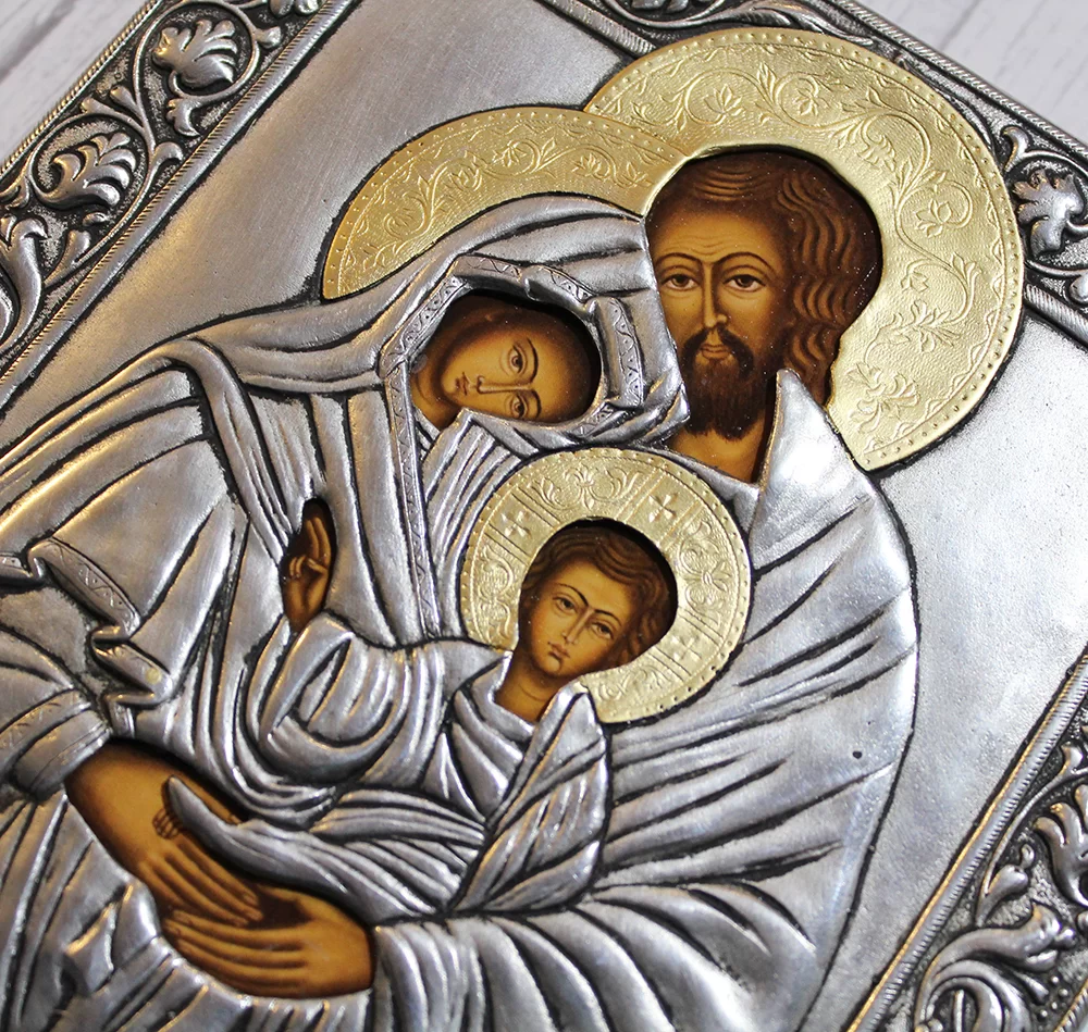 Ikona Święta Rodzina 16,5x19