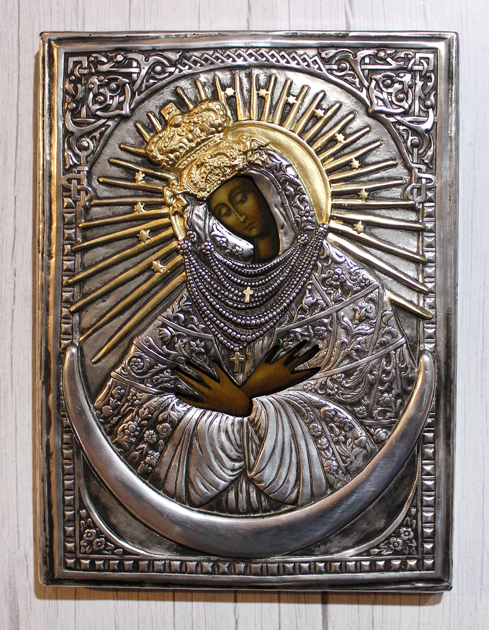 Ikona Matka Boska Ostrobramska 24x32