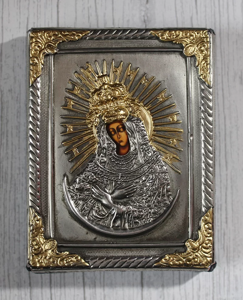 Ikona Matka Boska Ostrobramska 8x10,5 