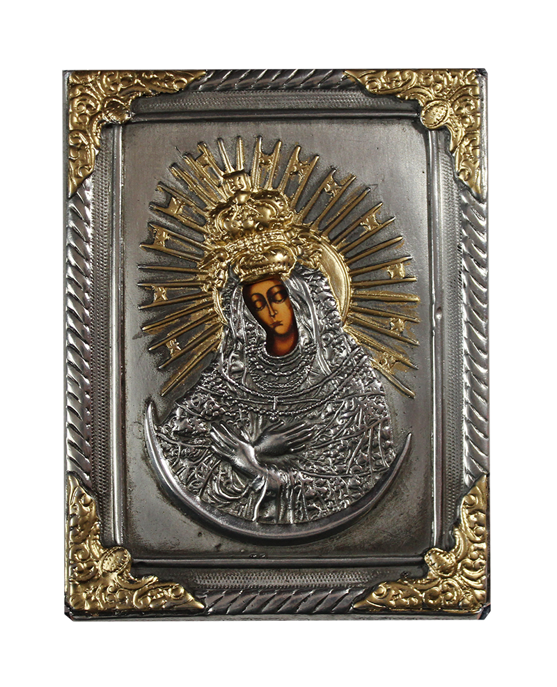 Ikona Matka Boska Ostrobramska 8x10,5 