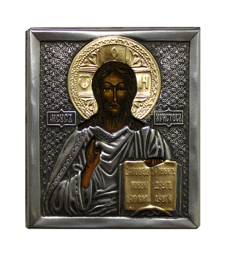 Mini ikona Jezus Chrystus Pantokrator 6x7