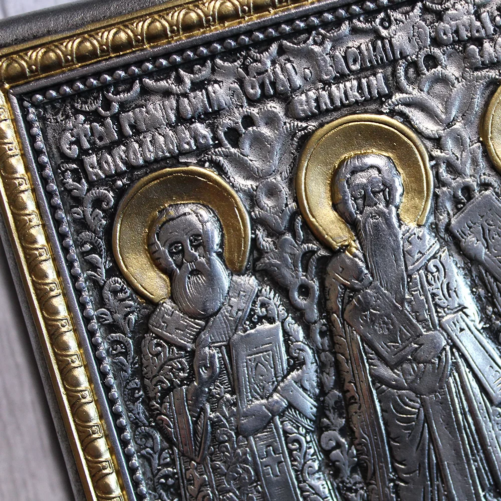 Ikona Trzech świętych Hierarchów 12x13