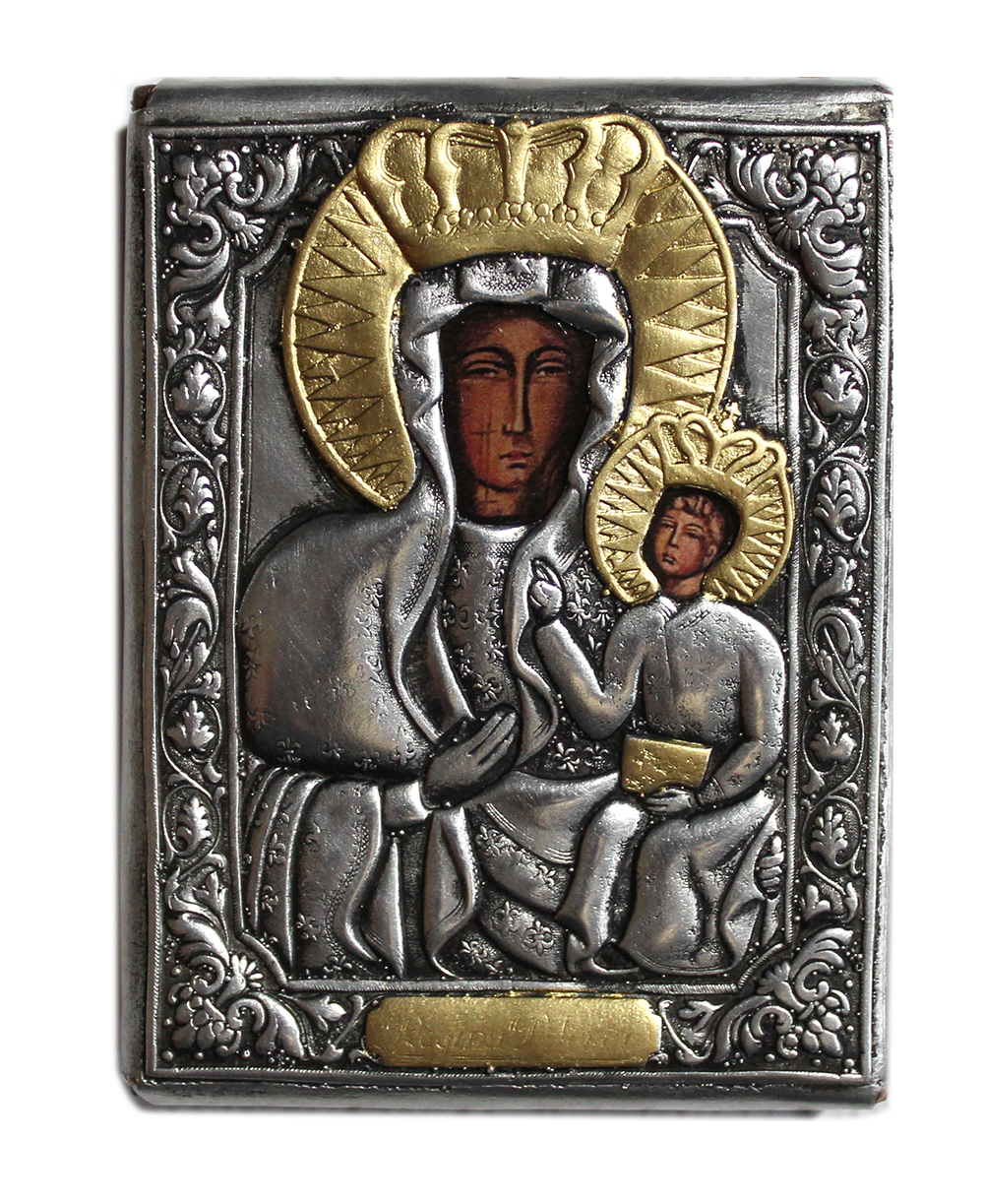 Mini ikona Matka Boska Częstochowska 6,5x8,5