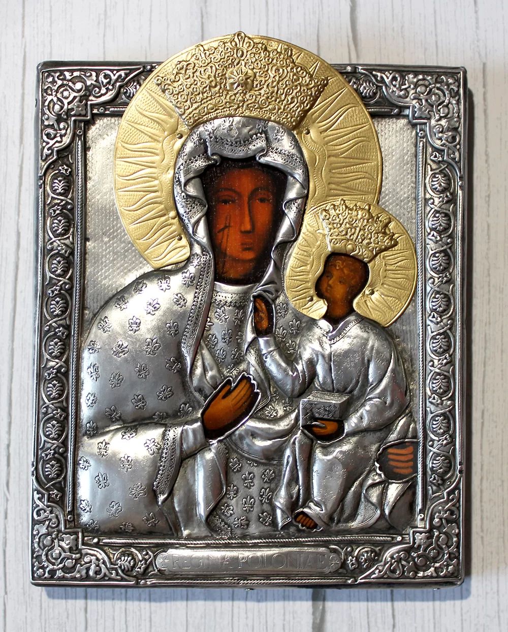 Ikona Matka Boska Częstochowska 16,5x20