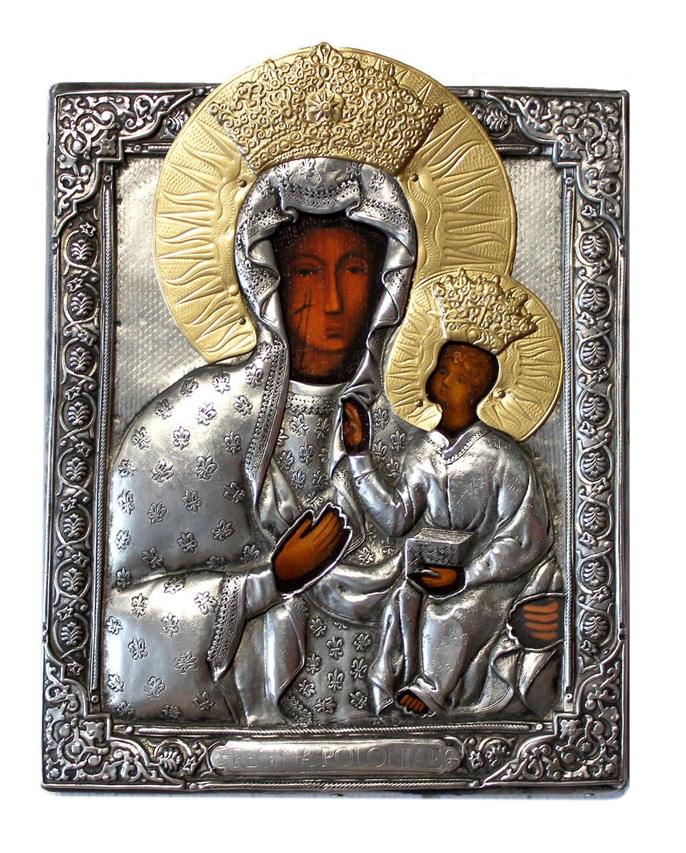 Ikona Matka Boska Częstochowska 16,5x20