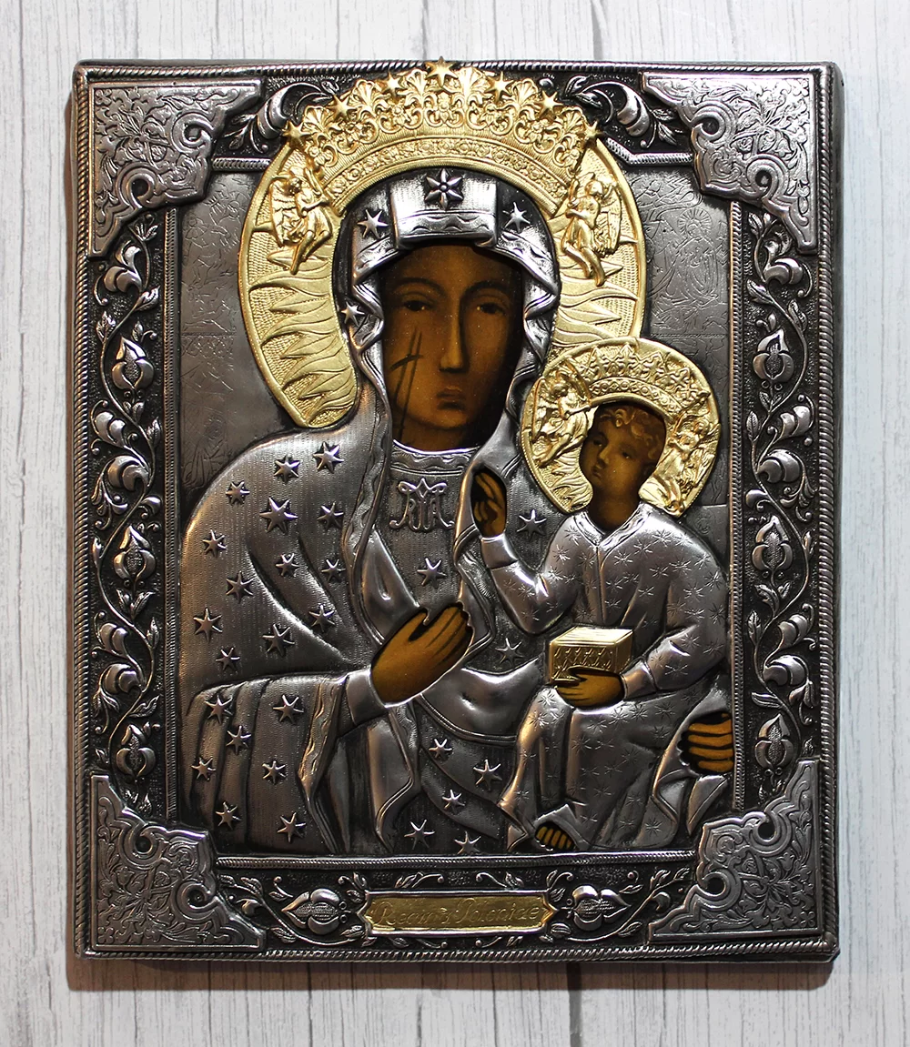 Ikona Matka Boska Częstochowska 26x30