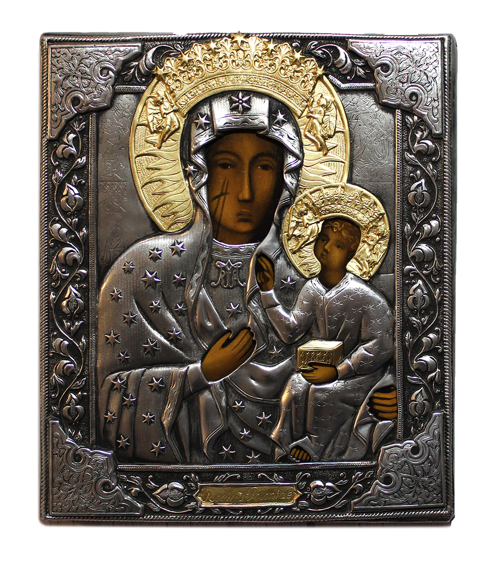 Ikona Matka Boska Częstochowska 26x30