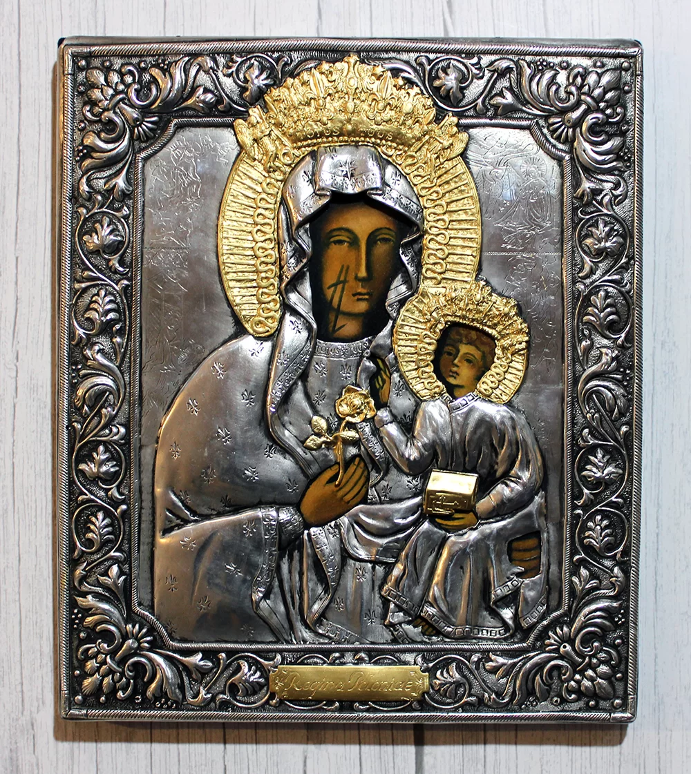 Ikona Matka Boska Częstochowska 26,5x31 