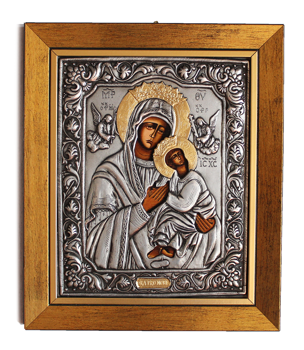 Ikona Matka Boska Nieustającej Pomocy 21,5 x 26 w ramce