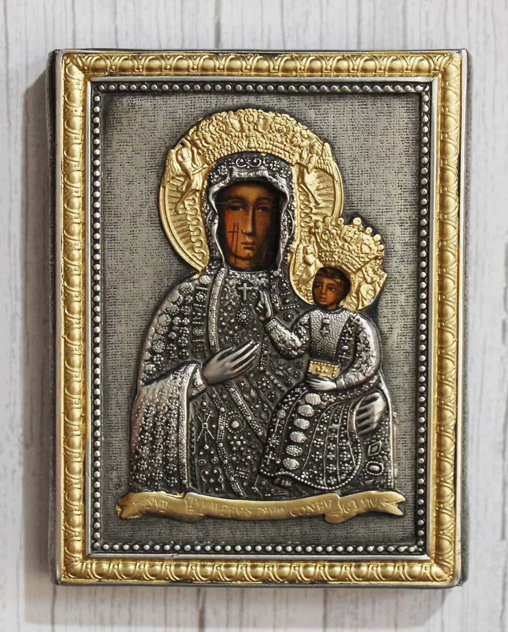 Mini ikona Matka Boska Częstochowska 9x11,5