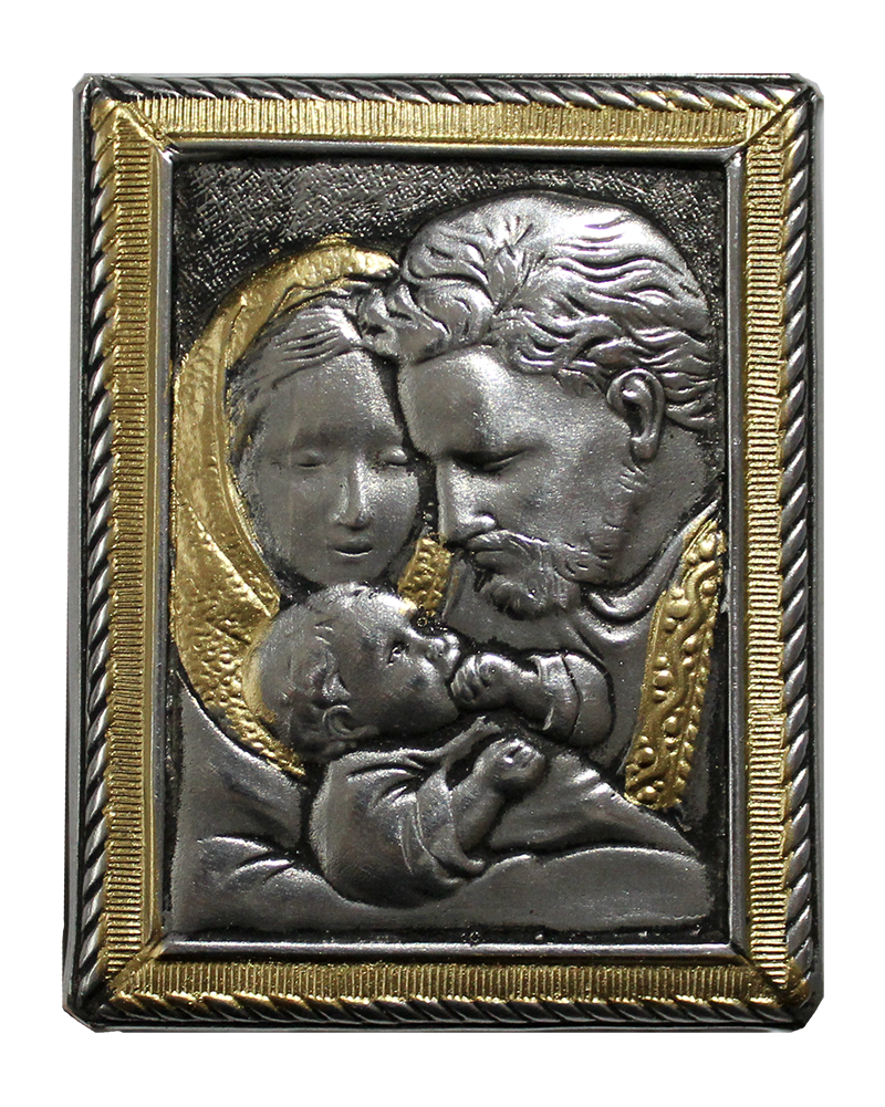 Mini ikona Święta Rodzina 5x6,5