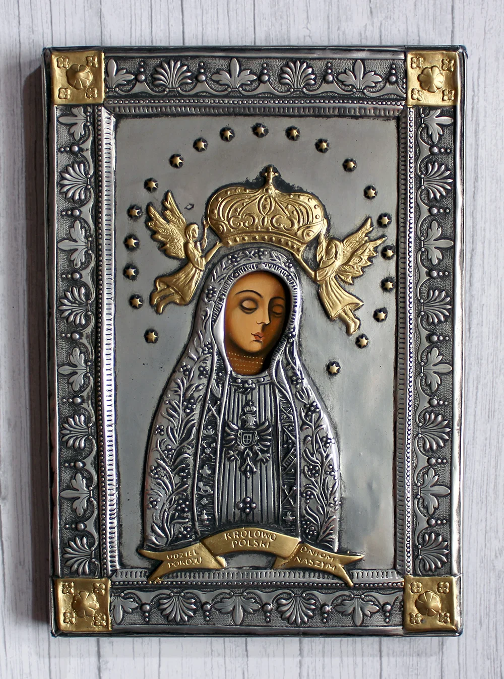 Ikona Matka Boska Licheńska 19,5x27,5