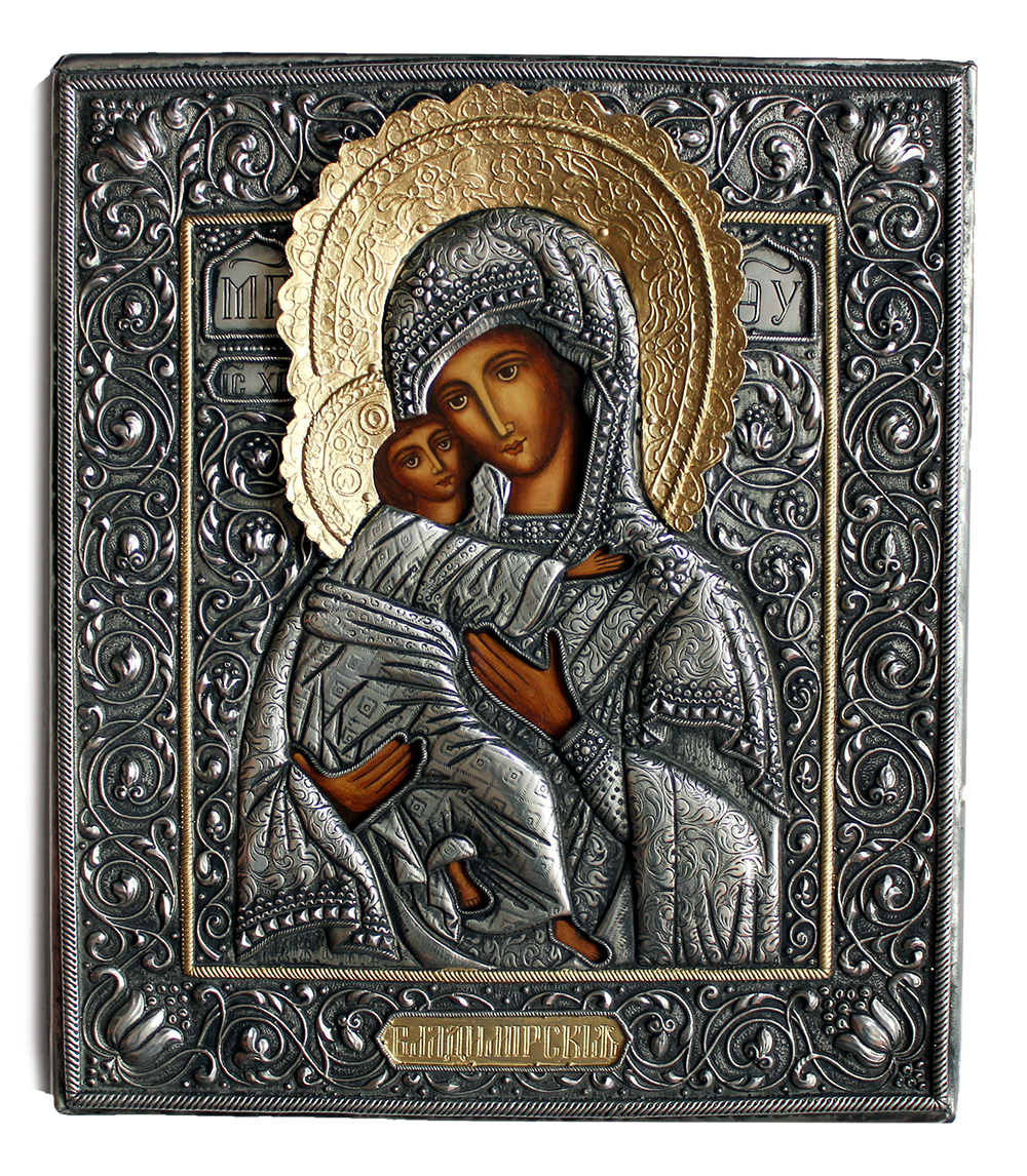 Ikona Matka Boska Włodzimierska 26,5x31 