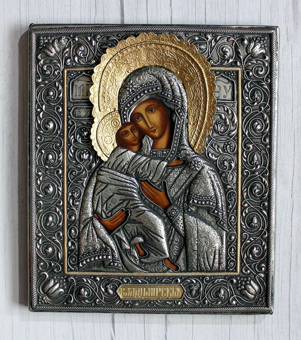Ikona Matka Boska Włodzimierska 26,5x31 