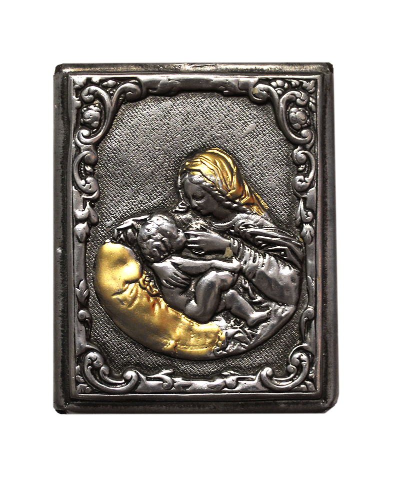 Mini -ikona Matka Boska Karmiąca 5,5x7