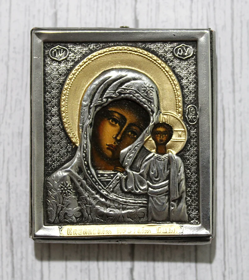Mini ikona Matka Boska Kazańska 6x7