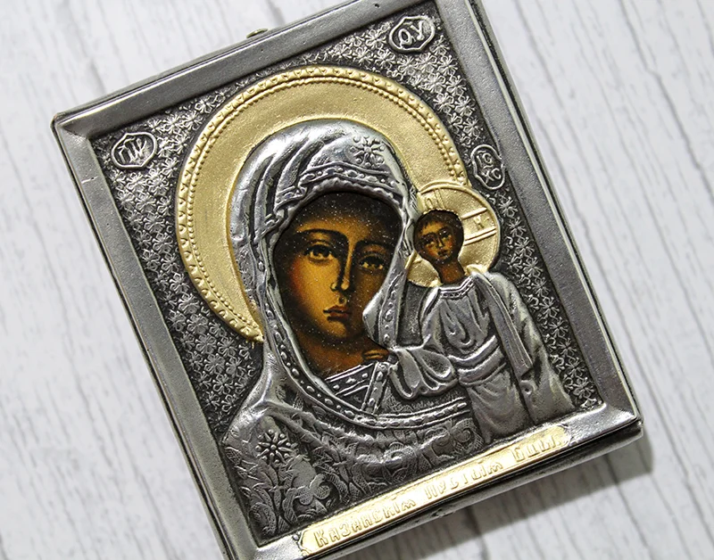 Mini ikona Matka Boska Kazańska 6x7