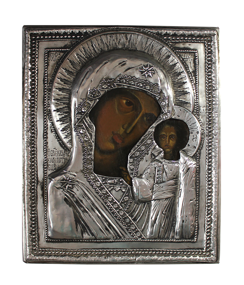Ikona Matka Boska Kazańska 24x29