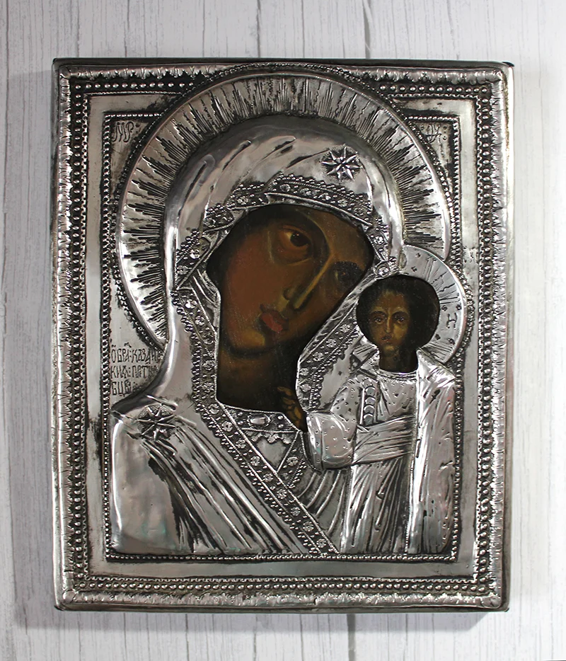 Ikona Matka Boska Kazańska 24x29