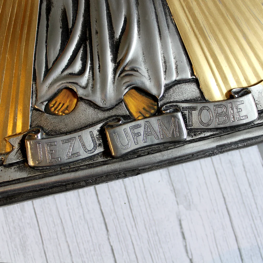 Ikona malowana Jezu Ufam Tobie 21x33