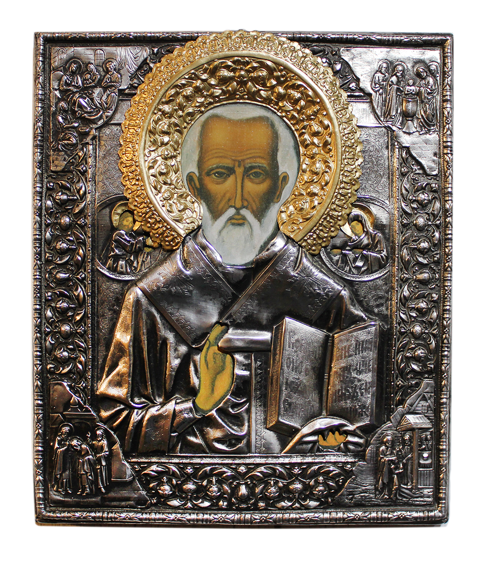 Ikona Święty Mikołaj 26x30