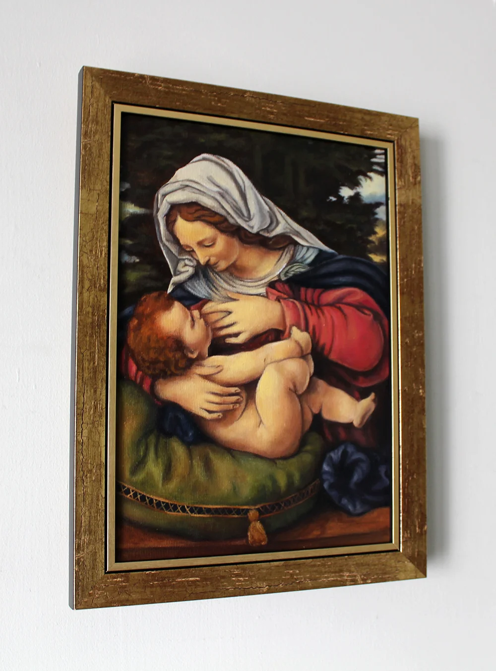 Obraz olejny Matka Boża Karmiąca